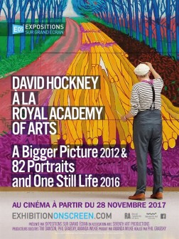 David Hockney à la Royal Academy of Arts : A Bigger Picture 2012 & 82 Portraits and One Still Life 2016 (2017)